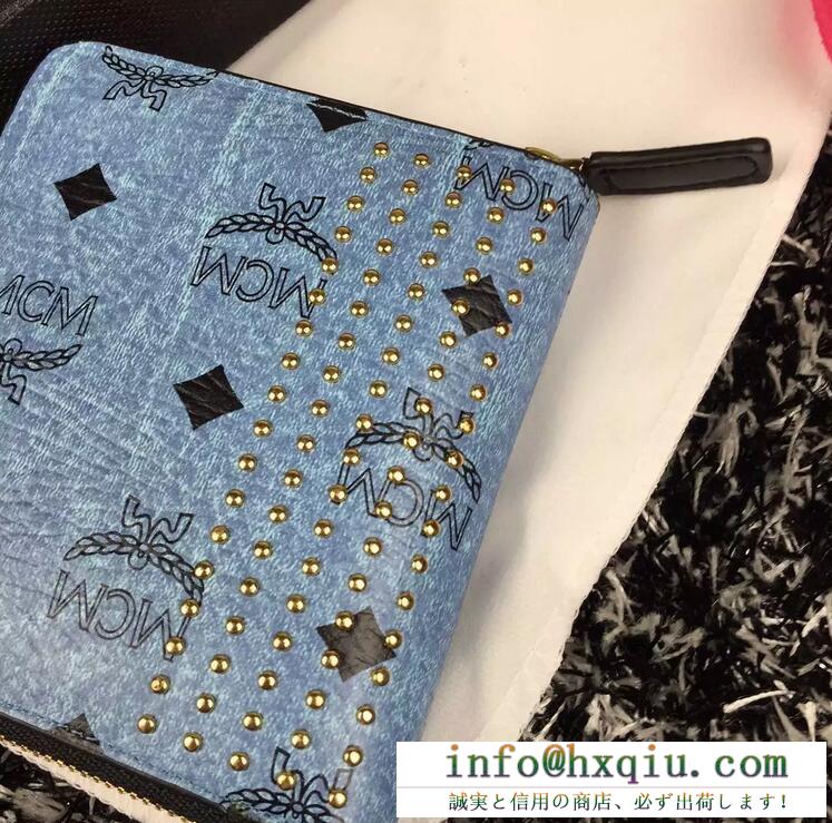 爆買い大得価MCM エムシーエム 財布 ラウンドファスナー ミニ財布 小銭入れ コンパクト ミニウォレット レディース