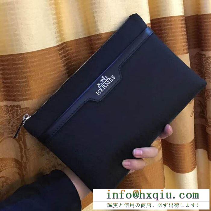 海外セレブ愛用HERMESエルメス クラッチバッグ コピー 2019男性に30代 ファション オシャレ コーデ ビジネス ポーチ 革