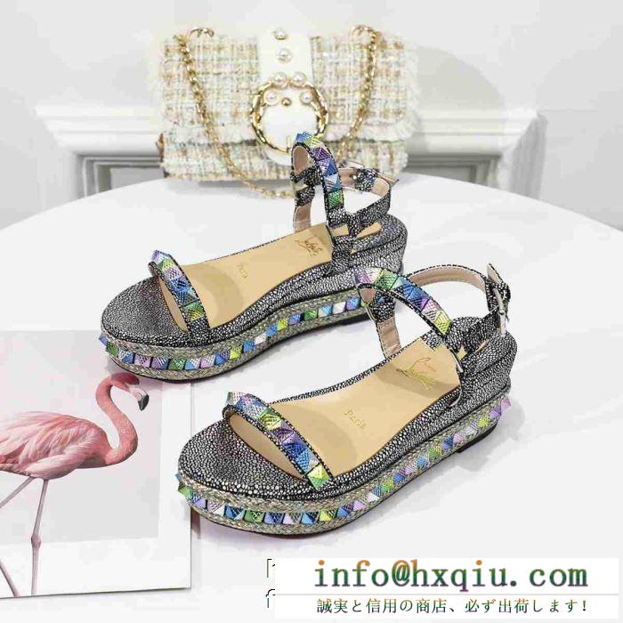 クリスチャンルブタン christian louboutin サンダル 2019年春の新作コレクション カワイイ雰囲気