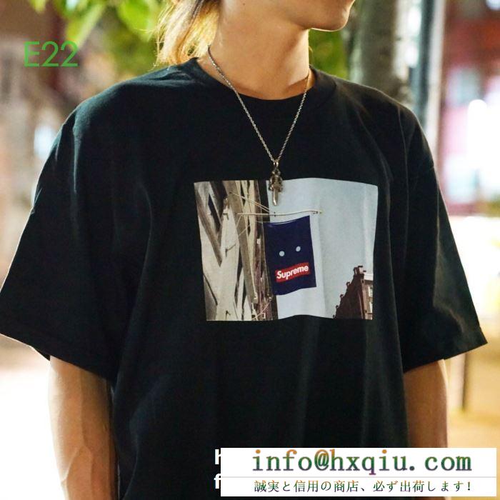 Supreme banner tee 2019秋断然ブランド推しオススメトレンド人気色 秋冬に選びがち 3色可選 tシャツ/半袖