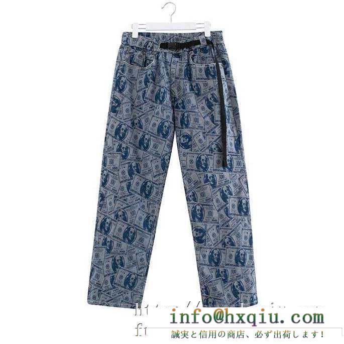 デザイン性の高さで大活躍 supreme ズボン メンズ シュプリーム コピー 激安 モノグラム プリント ストリート おしゃれ vip価格