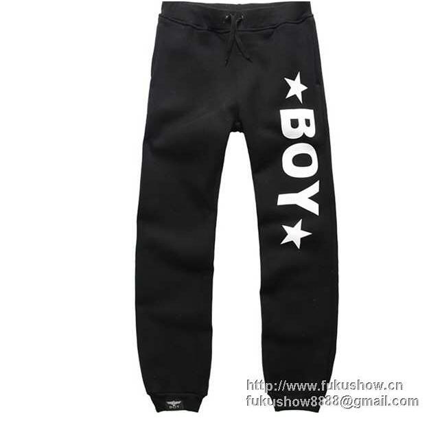 2016-2017年モデル入荷 boy london 通販ボーイロンドン メンズパンツ 秋 秋服 スウェットパンツ ブラック グレー