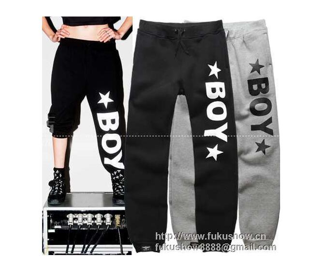 2016-2017年モデル入荷 boy london 通販ボーイロンドン メンズパンツ 秋 秋服 スウェットパンツ ブラック グレー