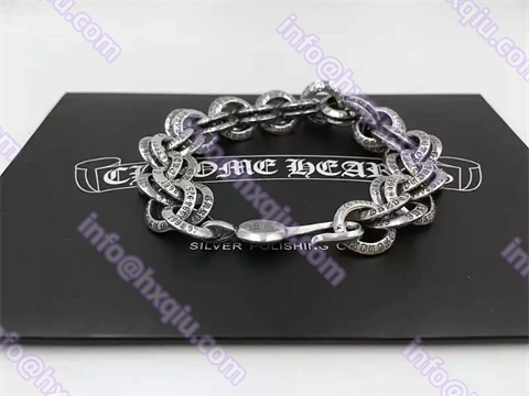 CHROME HEARTS レターダブルループブレスレット