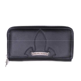 2012-13新作 CHROME HEARTS クロムハーツ ブラック バック 財布