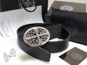 お買得☆2014 CHROME HEARTS クロムハーツ ベルト 本革(牛皮)