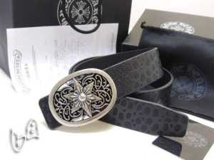 2014CHROME HEARTS クロムハーツ ベルト 本革(牛皮) 人気が爆発 黒色（こくしょく）