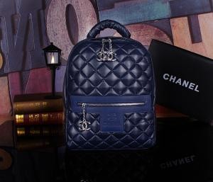 CHANEL シャネル 2014 美品！ダブルファスナー使用 レディース リュック 90662