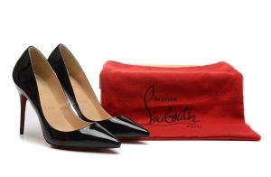 個性的なデザ2015 Christian Louboutinクリスチャンルブタン エナメル革 細とハイヒール ヒール高さ10CM