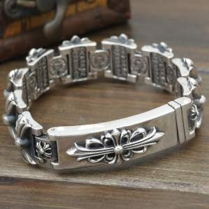 プレゼントに 2015 CHROME HEARTS クロムハーツ シルバー925 ブレスレット