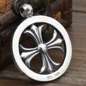 スタイルアップ効果 2015 CHROME HEARTS クロムハーツ シルバー925 ペンダントトップ 十字架 男性用