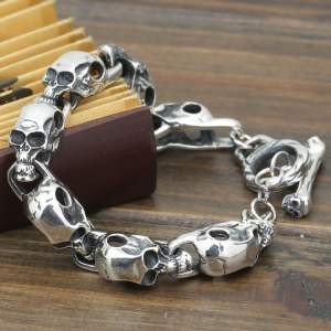 お買得 2015 CHROME HEARTS クロムハーツ シルバー925 ブレスレット 男性用