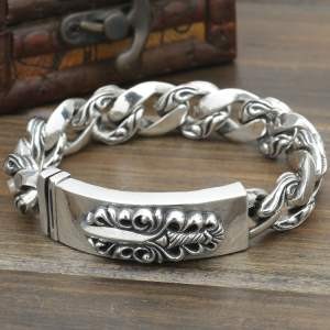 美品！ 2015 CHROME HEARTS クロムハーツ シルバー925 ブレスレット