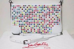 存在感◎ 2015春夏 クリスチャンルブタン Christian Louboutin カラースパイク ショルダーバッグ 最高ランク