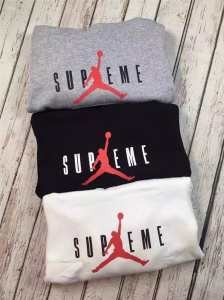 超人気美品◆ 2015秋冬 Supreme x Air Jordan プルオーバーパーカー 男女兼用 3色可選