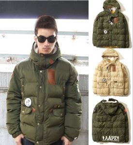 2016春夏 超人気美品◆ a bathing APE ベイシングエイプ メンズ 綿入れ 2色可選