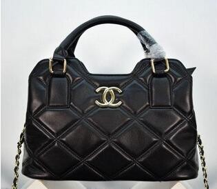 美品　シャネル　高級感を演出するハンドバッグ　仕事用　ココマーク　レディース　ブラック2016.