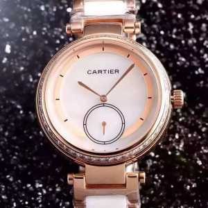 2016 最旬アイテム CARTIER カルティエ 輸入 クオーツ ムーブメント 36mm 女性用腕時計 5色可選