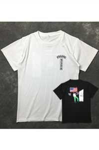 ◆モデル愛用◆ 2016春夏 CHROME HEARTS クロムハーツ 半袖Tシャツ 男女兼用 2色可選