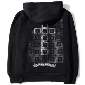 抜群の雰囲気が作れる! CHROME HEARTS クロムハーツ プルオーバーパーカー 男女兼用