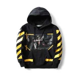プリントパーカ 2色可選 男女兼用 2017春夏 オフホワイト OFF-WHITE ランキング商品