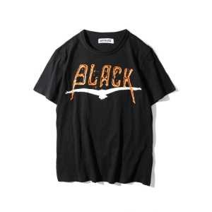 個性派 2017春夏 半袖 2色可選 海外セレブ定番愛用 OFF-WHITE BLACK カジュアル