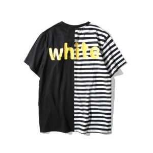 数に限りがある 2017春夏 【人気ブログ掲載】オフホワイト OFF-WHITE 半袖 3色可選 着回し度抜群