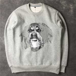 2017春夏 プルオーバーパーカー  肌触りの気持ちい? GIVENCHY 犬の頭図案 適度な厚み