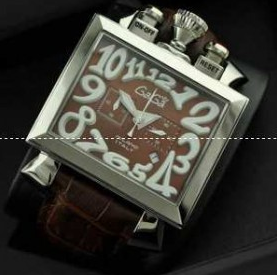 HOT品質保証GaGa MILANO ガガミラノ 時計 ナポレオン 日本製クオーツ 本革 レザー ベルト カジュアル 日付表示 夜光効果