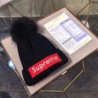 SUPREME小顔効果大  2色可選 超激得100%新品 シュプリーム2017秋冬季超人気 ニット帽