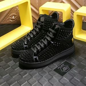 【激安】 2017 フィリッププレイン PHILIPP PLEIN ハイトップシューズ