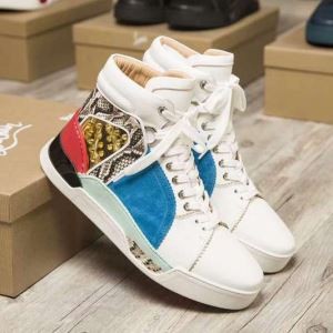 高評価の人気品 ハイトップシューズ2017 クリスチャンルブタン Christian Louboutin