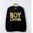 100％本物保証 BOY LONDON ボーイロンドン パーカー メンズファッション ロゴプリント スウェット ブラック ホワイト クルーネック