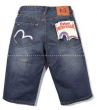 お得限定セールEVISU エヴィス ワンウォッシュ ホワイトカモメ EVD-7550ID002 デニムパンツ ショートパンツ ハーフパンツ