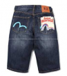 お買い得新品EVISU エヴィス ジーンズ ショートパンツ デニム ストレッチ ボトムス 短パン カジュアル ダメージ ジーパン