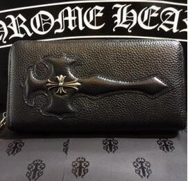 超激得大人気CHROME HEARTS クロムハーツ 財布 ラウンドファスナー クロス 大きめ 大容量 長財布 ウォレット プレゼント