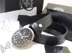 品質保証大人気CHROME HEARTS クロム ハーツ コピー 通販 牛革 レザー オーバルスター バックル カジュアル ビジネスベルト