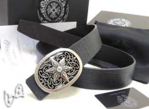 驚きの低価格CHROME HEARTS クロム ハーツ スーパー コピー オーバル スター バックル 牛革 レザー ビジネスベルト
