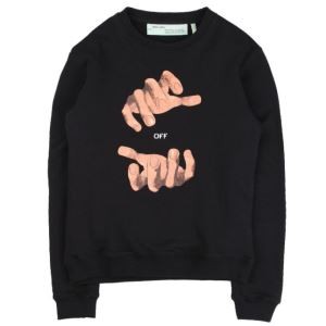 特別人気感謝SALEパーカ OFF-WHITE プルオーバーパーカー 2017秋冬季超 超目玉 オフホワイト2色可選