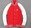 新入荷 2017秋冬 EVISU エヴィス Vネック ジャケット メンズ 上着 レッド 冬服 メンズ コットン カットラインスタジャン