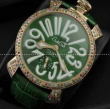 爆買い人気GaGa MILANO ガガミラノ 時計 マヌアーレ 48MM ダイヤモデル 日本製クオーツ 機械式（手巻き） 夜光効果
