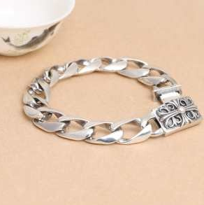 爆買い人気CHROME HEARTS クロムハーツ ブレスレット 偽物 シルバー925 チェーン アクセサリー ギフト プレゼント