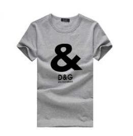 半袖 Tシャツ 新品 Dolce&Gabbana Tシャツ ドルチェ＆ガッバーナ tシャツ メンズ 人気 クルーネック 最安値2018 コットン ホワイト ブラック グレー