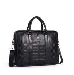 爆買い品質保証 バーバリー バッグ メンズ 大人気 バッグ BURBERRY レザートートバッグ ビジネスバッグ 新品 本革 ショルダーバッグ ブラック