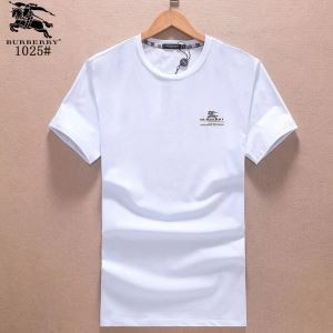 BURBERRY新作新品バーバリーコットン綿ジャージー Tシャツクルーネックメンズトップス40618221ブラックパープルホワイト18年春夏