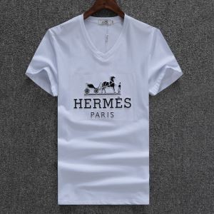 春夏人気セール新作HERMESエルメス tシャツ メンズロゴカジュアル 