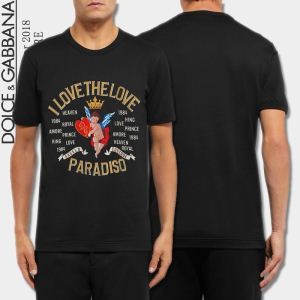 Tシャツ\\半袖カジュアル2色可選立ち上げより入荷! 2018年NEWモデル Dolce&Gabbana ドルチェ＆ガッバーナ