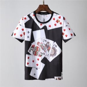 2018年モデル Dolce&Gabbana ドルチェ＆ガッバーナ 圧倒的な存在感 Tシャツ\\半袖カジュアル