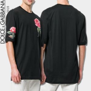 Dolce&Gabbana ドルチェ＆ガッバーナ Tシャツ\\半袖 圧倒的な存在感 2色可選愛らしさ抜群ア