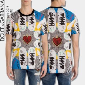 半袖Tシャツ 待望の再販売 2018年春夏絶対手に入れたい! ドルチェ＆ガッバーナ Dolce&Gabbana